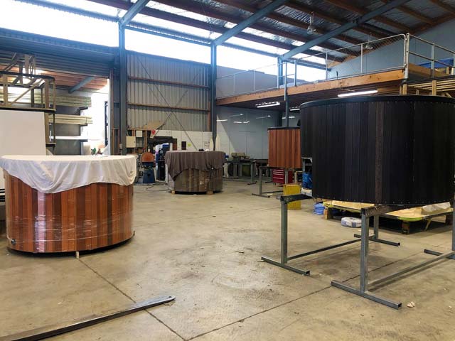 A few hot tubs nearing completion that we will be taking to the Queenstown Homeshow